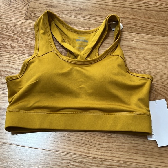 New! Shadow Sport medium mustard padded sports bra. - Picture 6 of 9